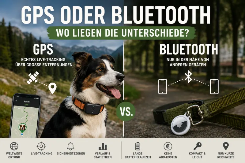 GPS oder Bluetooth – Wo liegen die Unterschiede?